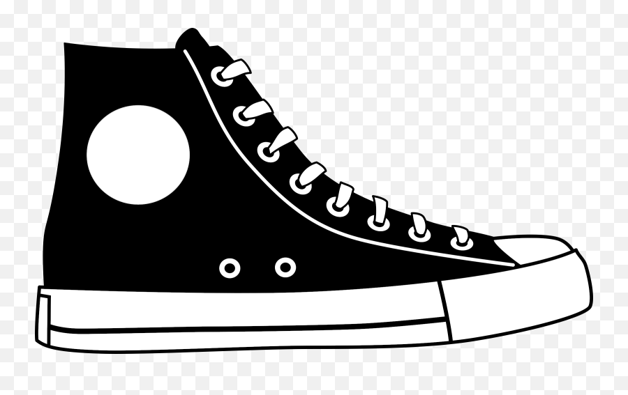 Converse Clipart Sneaker Nike Sneakers - Shoe Clipart Emoji,Shoes Clipart