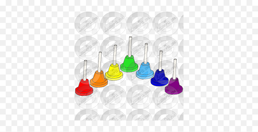 Hand Bells Picture For Classroom Therapy Use - Great Hand Emoji,Bells Clipart