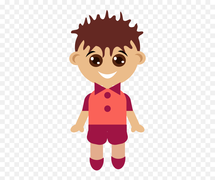 Cute Boy Clipart Free Svg File - Fictional Character Emoji,Cute Clipart