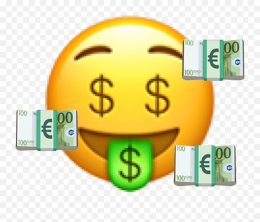 Money Emoji Sticker Freetoedit Sticker - Emoji Png Money Mouth Face,Money Emoji Png