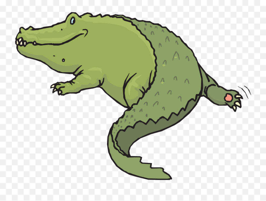 Rear View Of Alligator Png Svg Clip - Alligator Gif Png Emoji,Alligator Clipart
