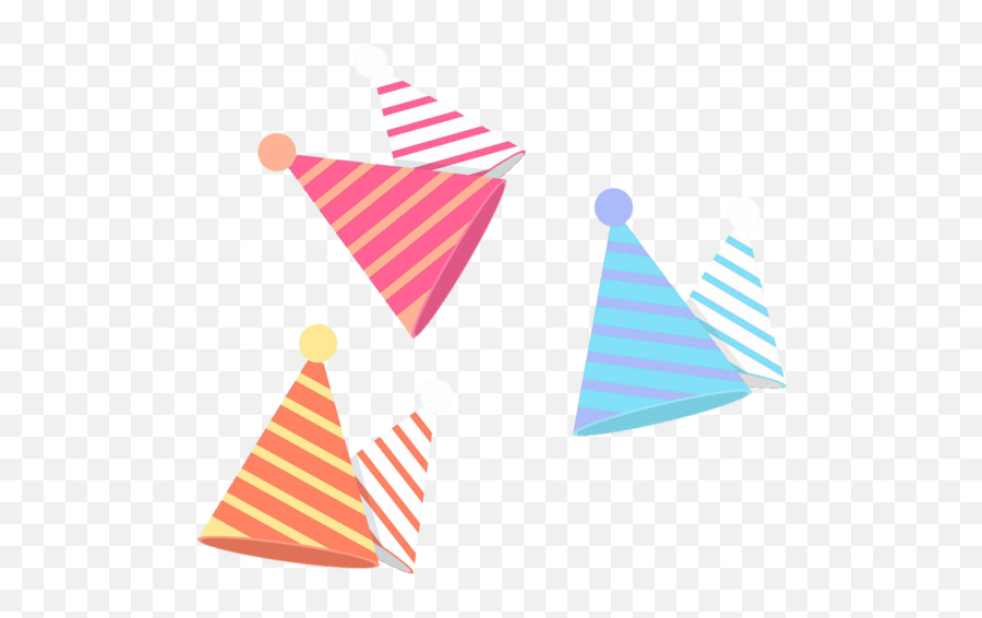Birthday Hat Happy Birthday To You Line Triangle For - For Party Emoji,Transparent Birthday Hat