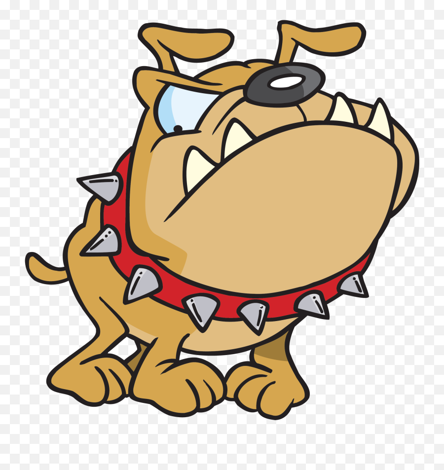Mean Dog Clipart Transparent - Cartoon Mean Dog Transparent Background Emoji,Dog Clipart Transparent Background