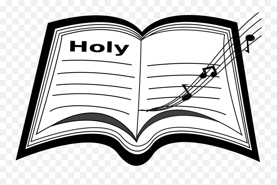 Music Bible Clip Art - Bible Musical Notes Clipart Emoji,Holy Bible Clipart