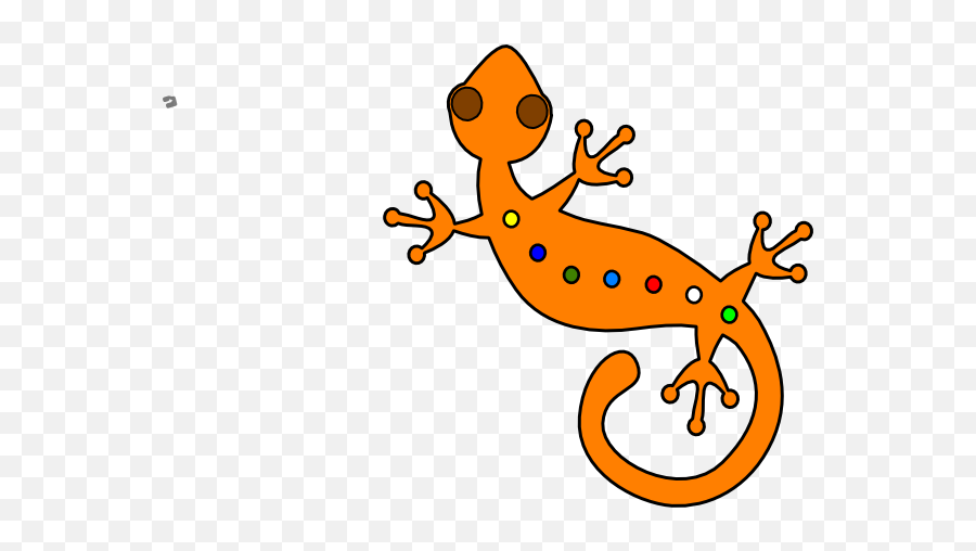 Cartoon Lizard Clipart - Red Lizard Clipart Emoji,Pomeranian Clipart
