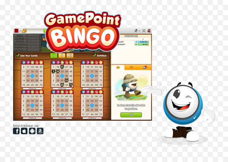 Play Bingo Online Png U0026 Free Play Bingo Onlinepng - Fictional Character Emoji,Bingo Card Clipart