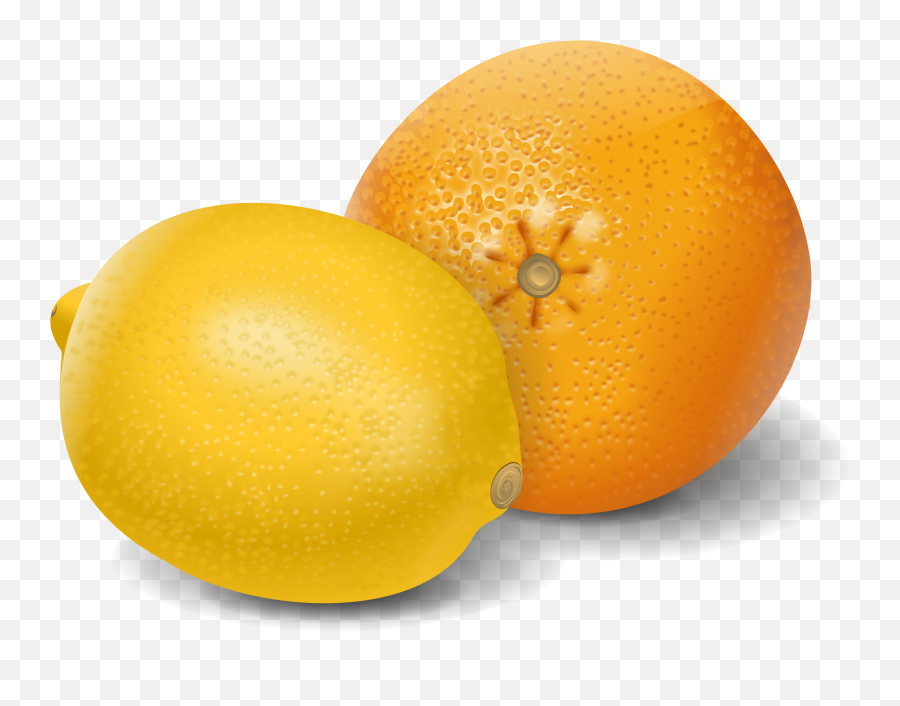 Clipart Lemon Orange Fruits Emoji,Lemons Clipart