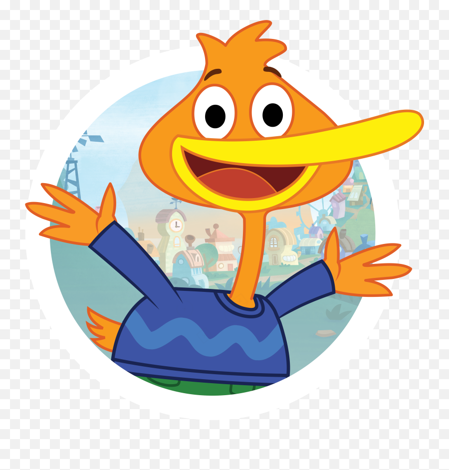 P King Duckling Disney Junior Clipart Emoji,Disney Border Clipart