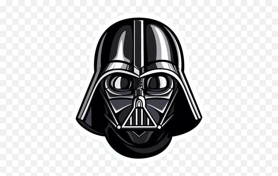 Star Warsu201d Stickers Set For Telegram Emoji,Darth Vader Clipart Black And White