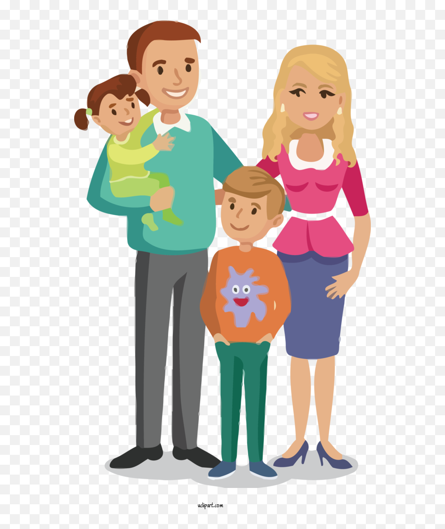 People Cartoon Family For Family - Family Clipart People Emoji,Families Clipart