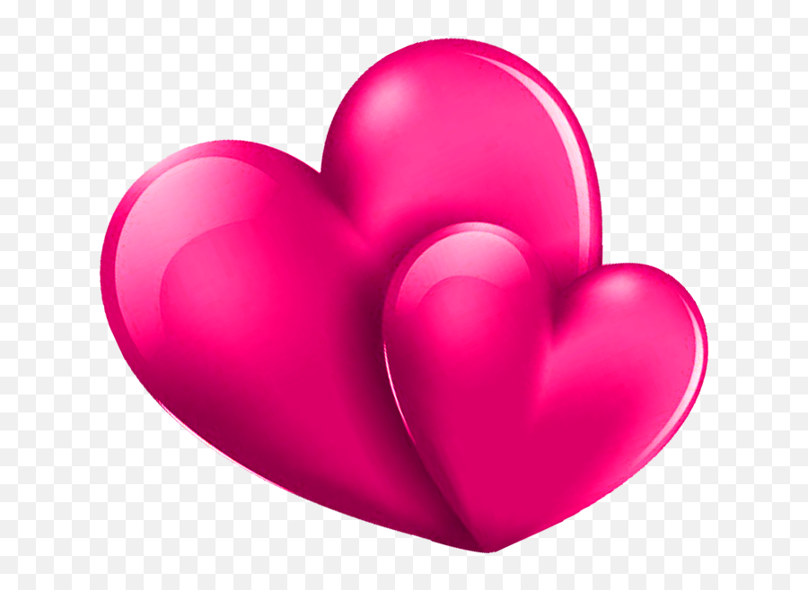 Double Heart Emoji Png - Two Hearts Png Transparent Two Pink Heart Png,Heart Png