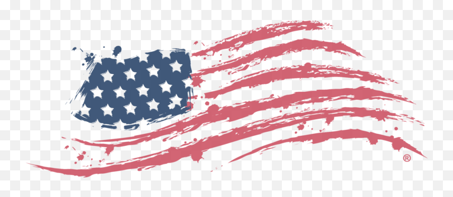 Authentically American Transparent Png - Transparent Vintage American Flag Emoji,American Flag Logo