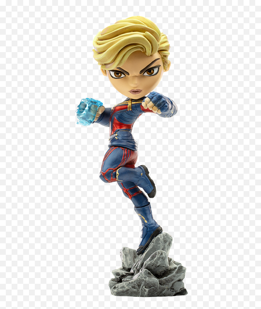 Marvel Captain Marvel Mini Co Figure By Iron Studios Emoji,Captain Marvel Transparent