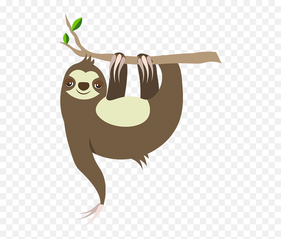 Sloth Lazy Chill T - Shirt For Sale By David Millenheft Emoji,Transparent Sloth