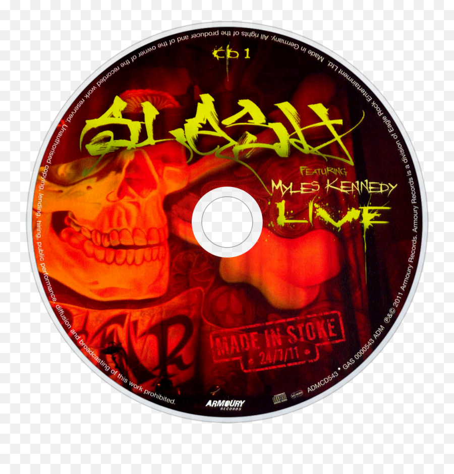 Download Slash Made In Stoke 24711 Cd Disc Image - Slash Emoji,Red Circle With Slash Png