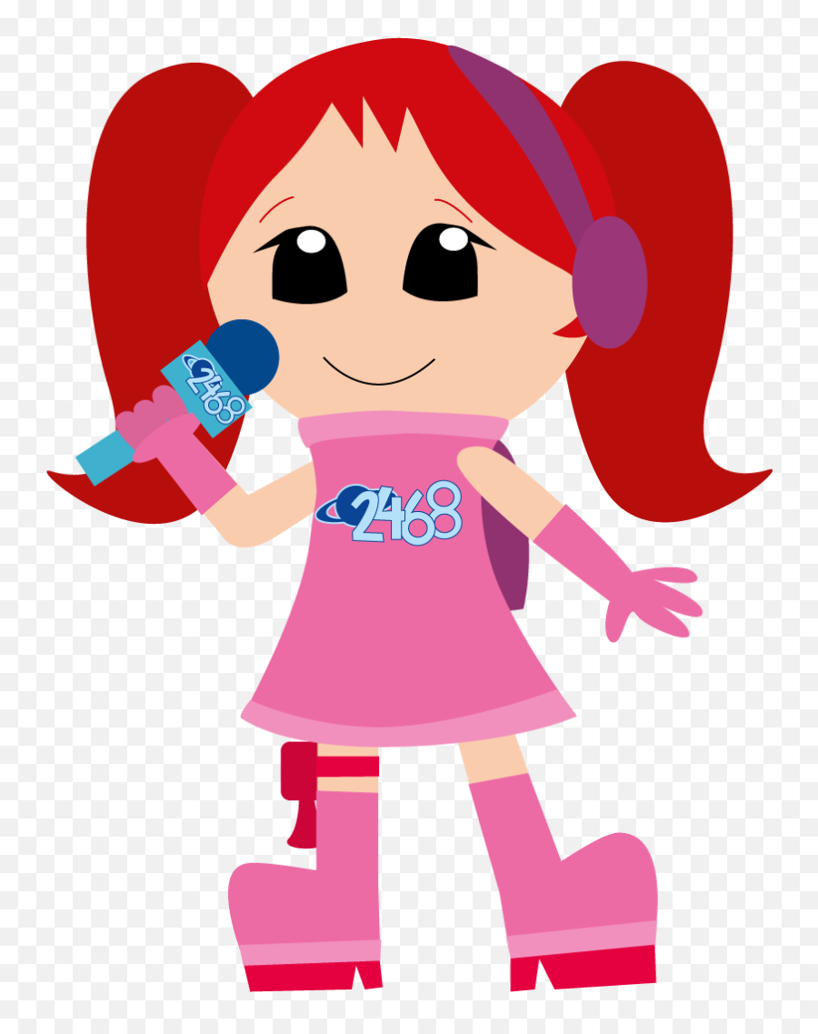 Cartoon Girl With A Microphone Free Image Download Emoji,Team Umizoomi Logo