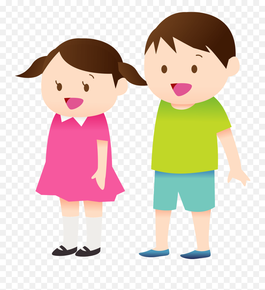 Brother And Sister Clipart - Holding Hands Emoji,Sister Clipart