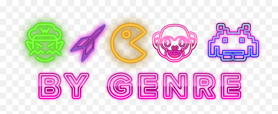 Arcade Neon Logos Recenthiscoresgenreall Gamesfavorites - Language Emoji,Neon Png