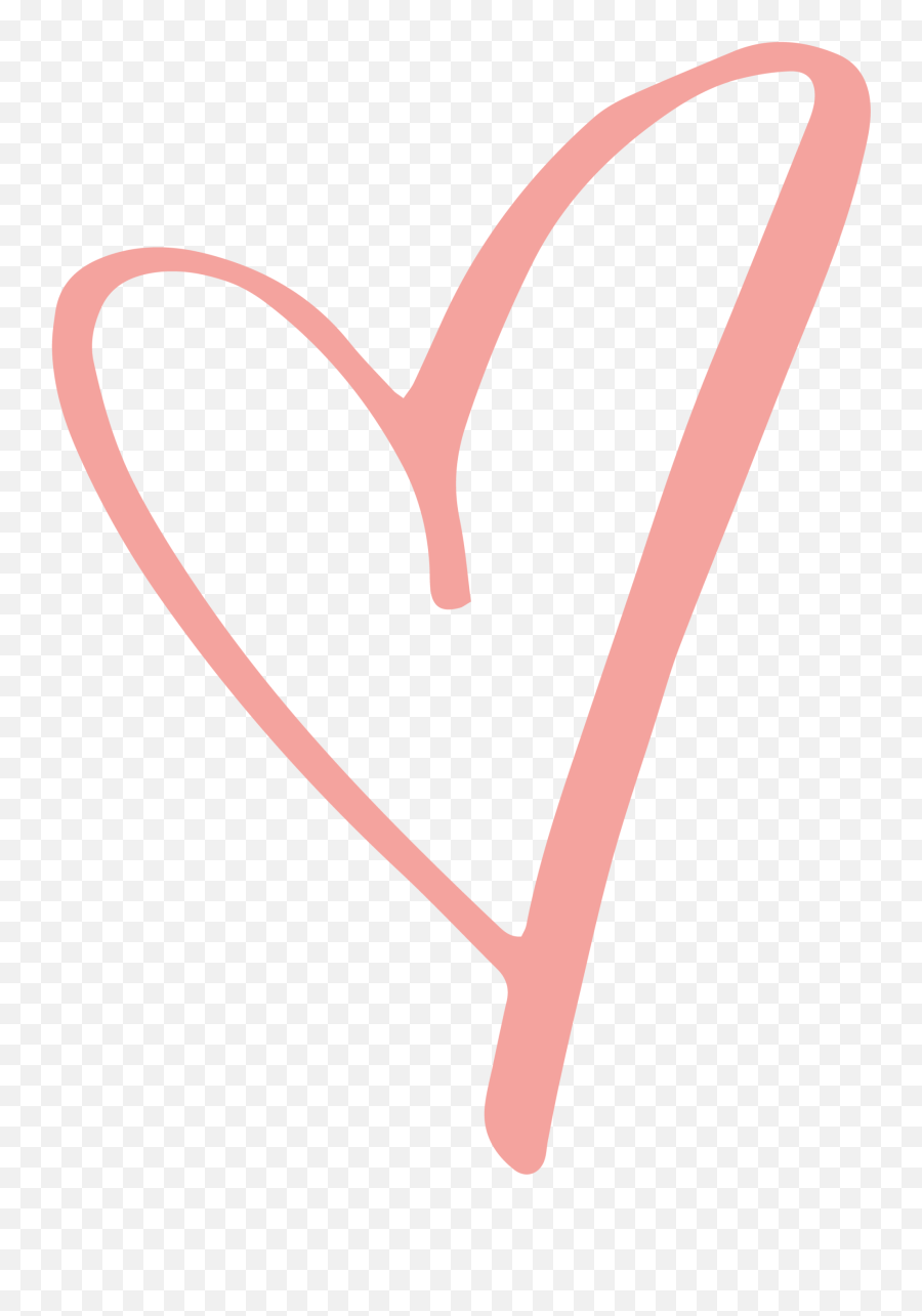 Pink Heart Transparent Background Png - Drawn Pink Heart Transparent Background Emoji,Heart Transparent