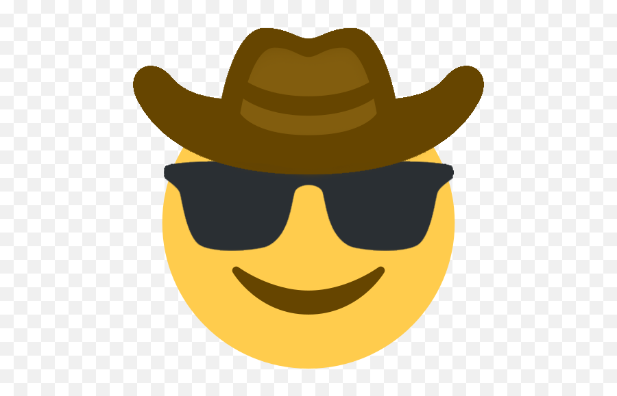 Png Cowboy Emoji Meme - Sunglasses Cowboy Emoji Discord,Sad Cowboy Emoji Png