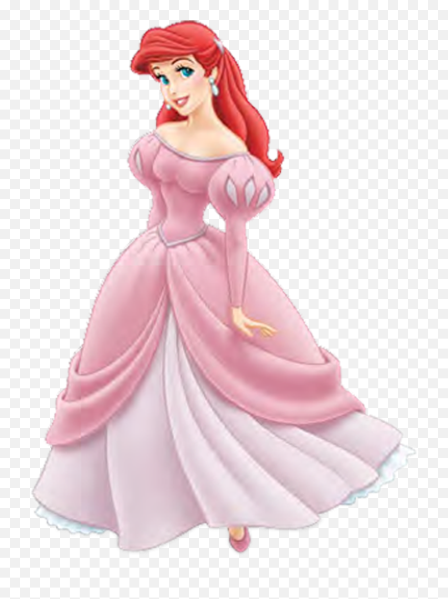 Ariel - Ariel Png Pink Dress Emoji,Ariel Png