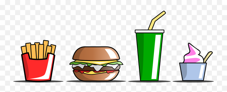 French Fries Clipart - Full Size Clipart 5415835 Pinclipart Gambar Burger Kentang Goreng Dengan Minuman Emoji,Fries Clipart