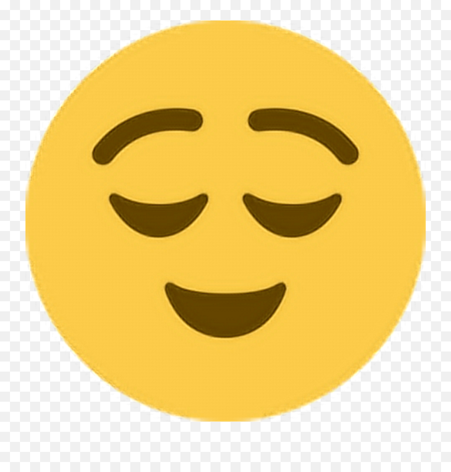 Relieved Face Emoji Transparent Png,Smile Emoji Png