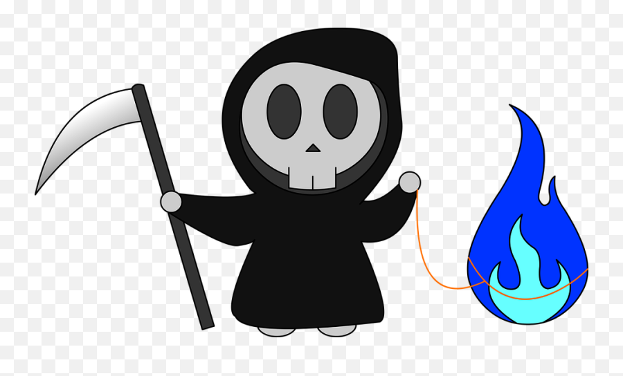 Free Photo Halloween Horror Death Ghost Grim Reaper Skull - Supernatural Creature Emoji,Grim Reaper Clipart