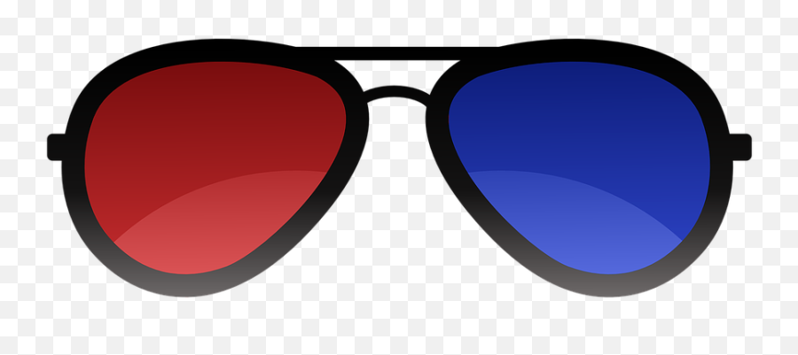 Three D Glasses 3d - Free Image On Pixabay Transparent Background Aviator Glasses Clipart Emoji,Glasses Png Transparent