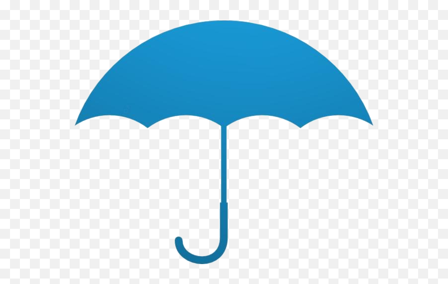 Transparent Blue Umbrella Logo Pngimagespics - Open Umbrella Clipart Emoji,Umbrella Logo