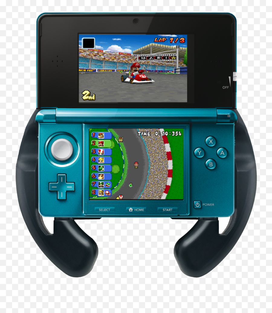 Download Mario Kart 7 Wheel 3ds - Nintendo 3ds Full Size Nintendo 3ds Mario Kart 7 Wheel Emoji,3ds Png