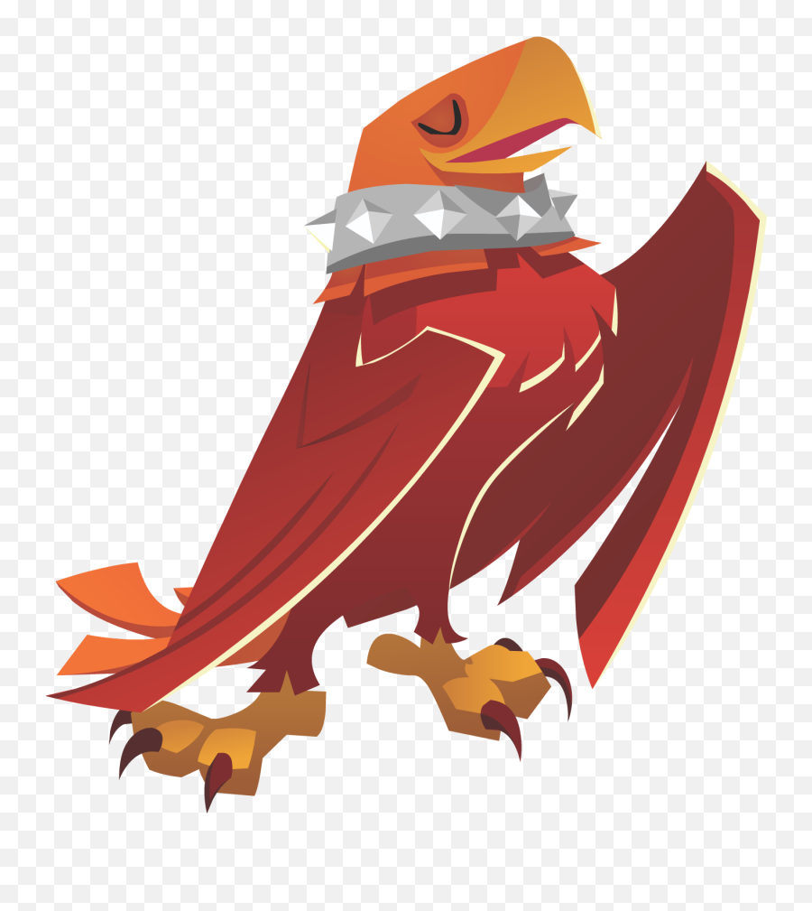 Download Eagle Wearing Spike - Animal Jam Eagle Png Image Emoji,Transparent Animal Jam