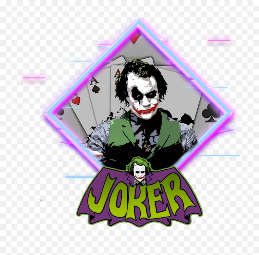 Joker Jokerheathledger Harley Heath Sticker By Joker - Joker Emoji,Joker Logo