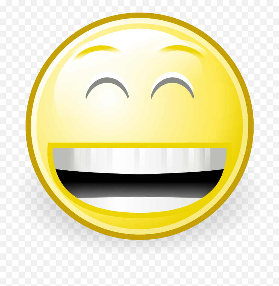 Funny Laughing Face Cartoon - Cartoon Clipart Full Size Emoji,Laughing Face Png
