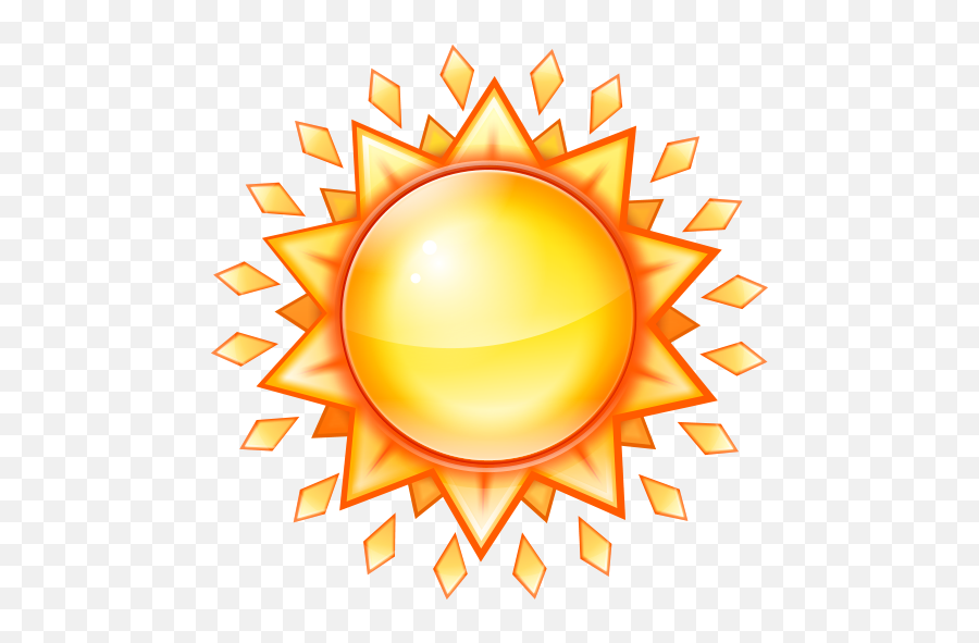 Hot Sun Icon - Partly Cloudy Icon 512x512 Png Clipart Emoji,Partly Cloudy Clipart