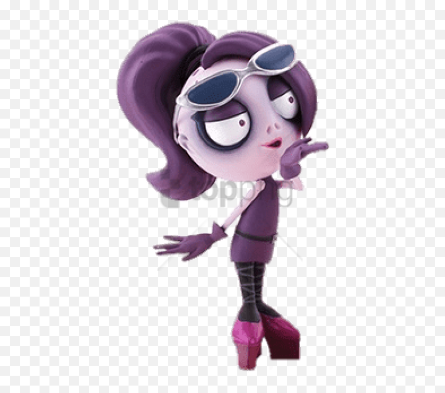 Download Free Png Download Zomgirl Blowing A Kiss Clipart Emoji,Free Zombie Clipart