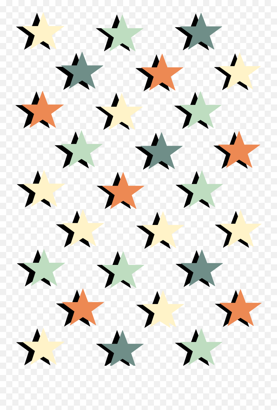 Vsco Star Background Png - Summer Sticker Aesthetic Emoji,Stars Transparent Background