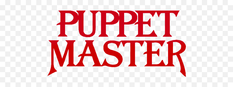 Puppetmaster Logo Sticker By Eidelrivera Emoji,Horror Movie Logo