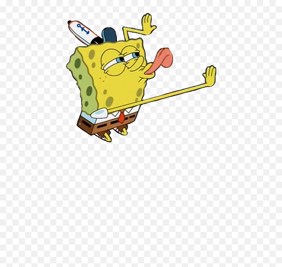 480 X 771 32 - Spongebob Licking Meme Cl 1772160 Png Spongebob Licking Sticker Emoji,Spongebob Clipart