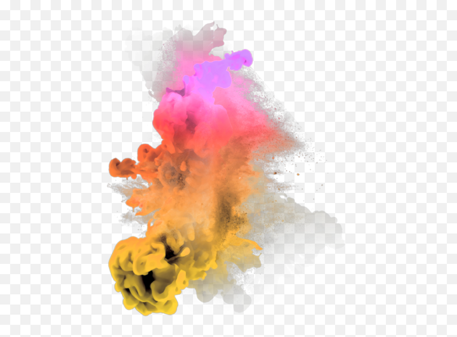 Yellow Smoke Colours Ftestickers - Smoke Magic Png Full Color Gradient Emoji,Magic Png