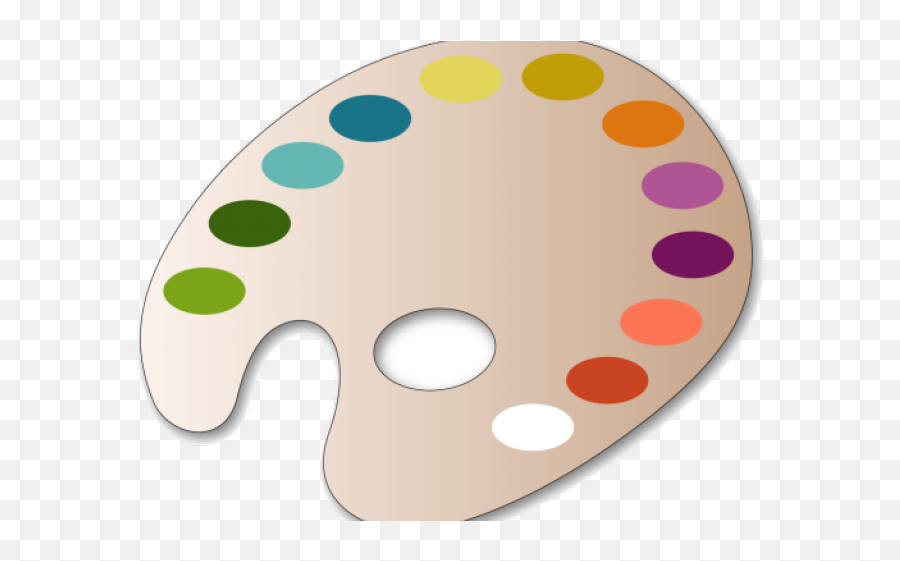 Paint Palette Clipart - Paint Plate Clip Art Emoji,Paint Palette Clipart