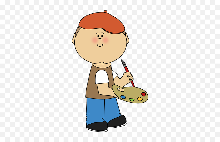 Artist Cliparts Download Free Clip Art - Little Boy Artist Clipart Emoji,Art Clipart