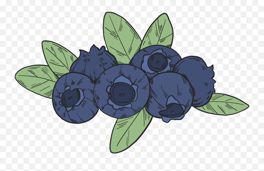 Blueberry Clipart - Fresh Emoji,Blueberry Clipart