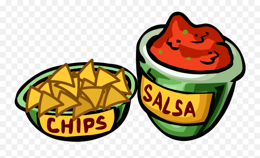 Clipart - Transparent Chips And Salsa Clipart Emoji,Chips Clipart