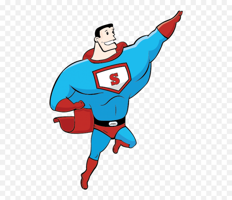 Cartoon Super Hero Png Transparent Png - Superhero Vector Art Emoji,Superhero Png