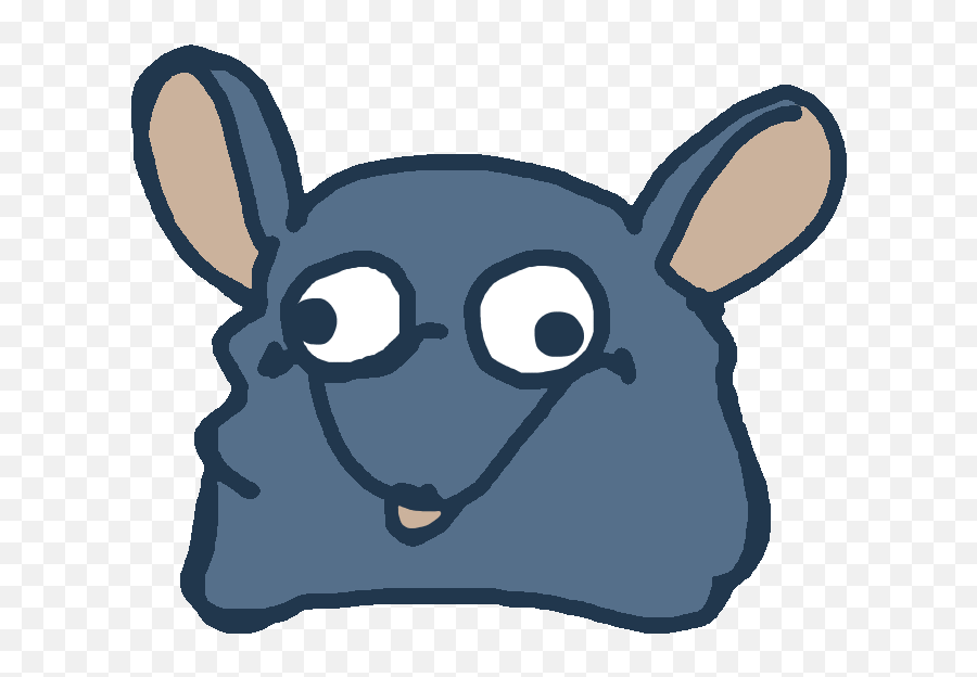 Stinky Blue Rat By Someape On Newgrounds - Stinky Blue Rat Emoji,Rat Transparent