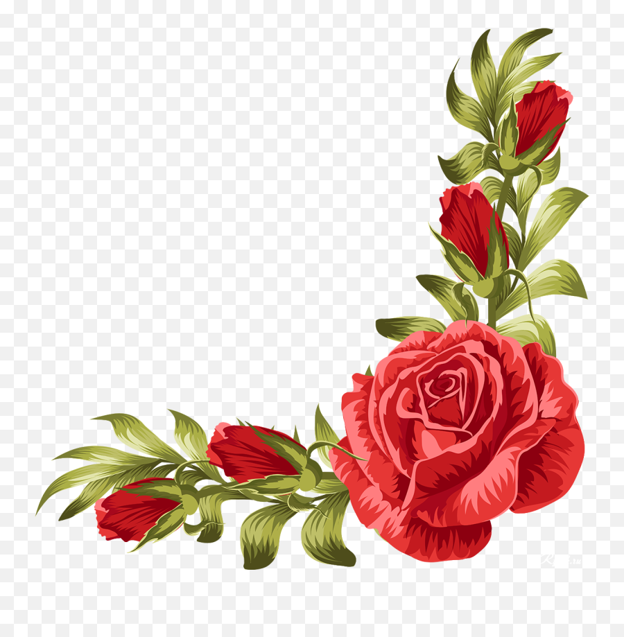 Wedding Invitation Rose Flower Leaf - Flower Wedding Border Png Emoji,Rose Border Png