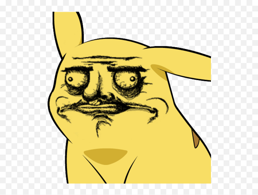 Pika Gusta Give Pikachu A Face Know Your Meme - Pikachu Meme Face Emoji,Meme Face Transparent