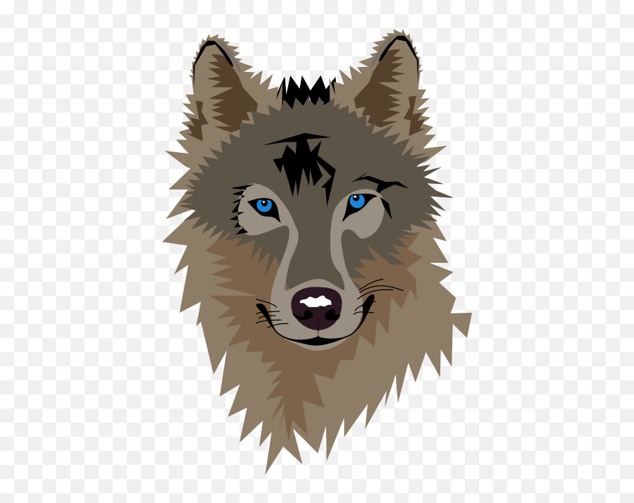 Wolf Clipart - Wolf Face Clipart Png Emoji,Wolf Clipart