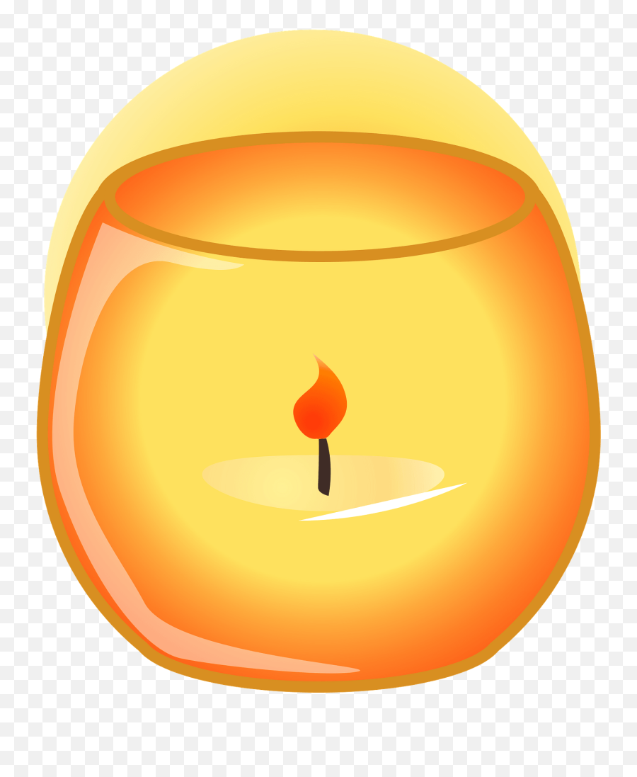 Candle Clipart - Cented Candle Clipart Emoji,Candle Clipart